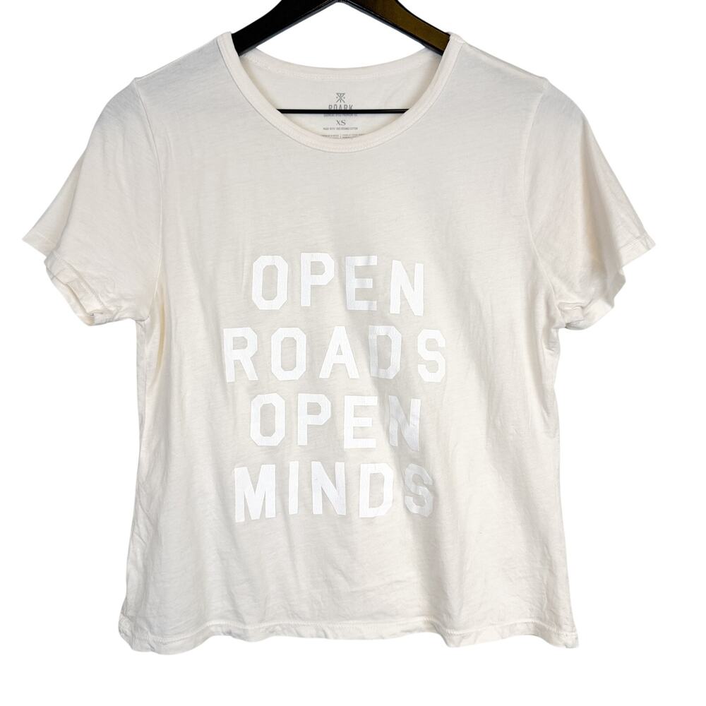 ROARK Open Roads Open Mind Womens Tee Cream - XS